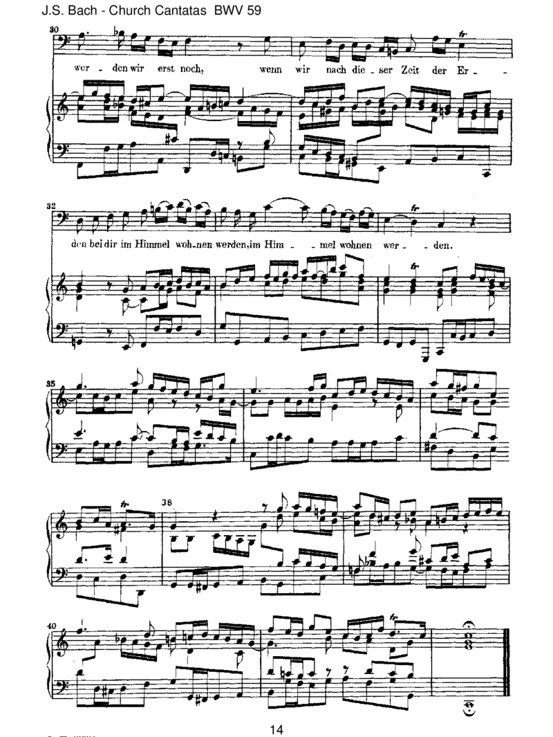 BWV59Wermichliebet,derwirdmeinWorthalten_一万首著名钢琴曲谱哈农贝多芬合集视频教学电子版高清无水印可打印_1古典钢琴知名音乐家谱_巴赫钢琴谱全集_J.S巴赫作品全集