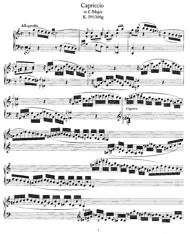 CapriccioinC,K395_一万首著名钢琴曲谱哈农贝多芬合集视频教学电子版高清无水印可打印_1古典钢琴知名音乐家谱_莫扎特钢琴谱全集_0312095926_其他
