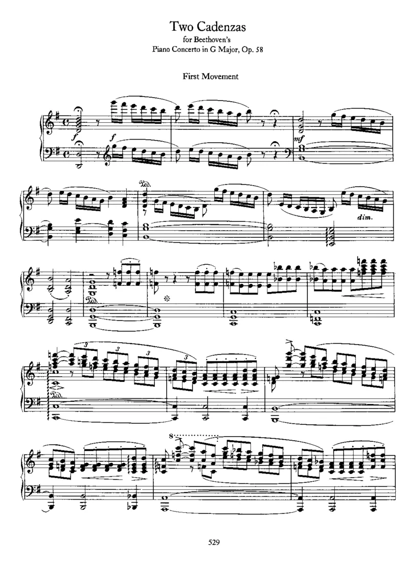 2CadenzasforBeethoven'sPianoConcertoinG,Op58_一万首著名钢琴曲谱哈农贝多芬合集视频教学电子版高清无水印可打印_1古典钢琴知名音乐家谱_勃拉姆斯钢琴谱全集_协奏曲华彩