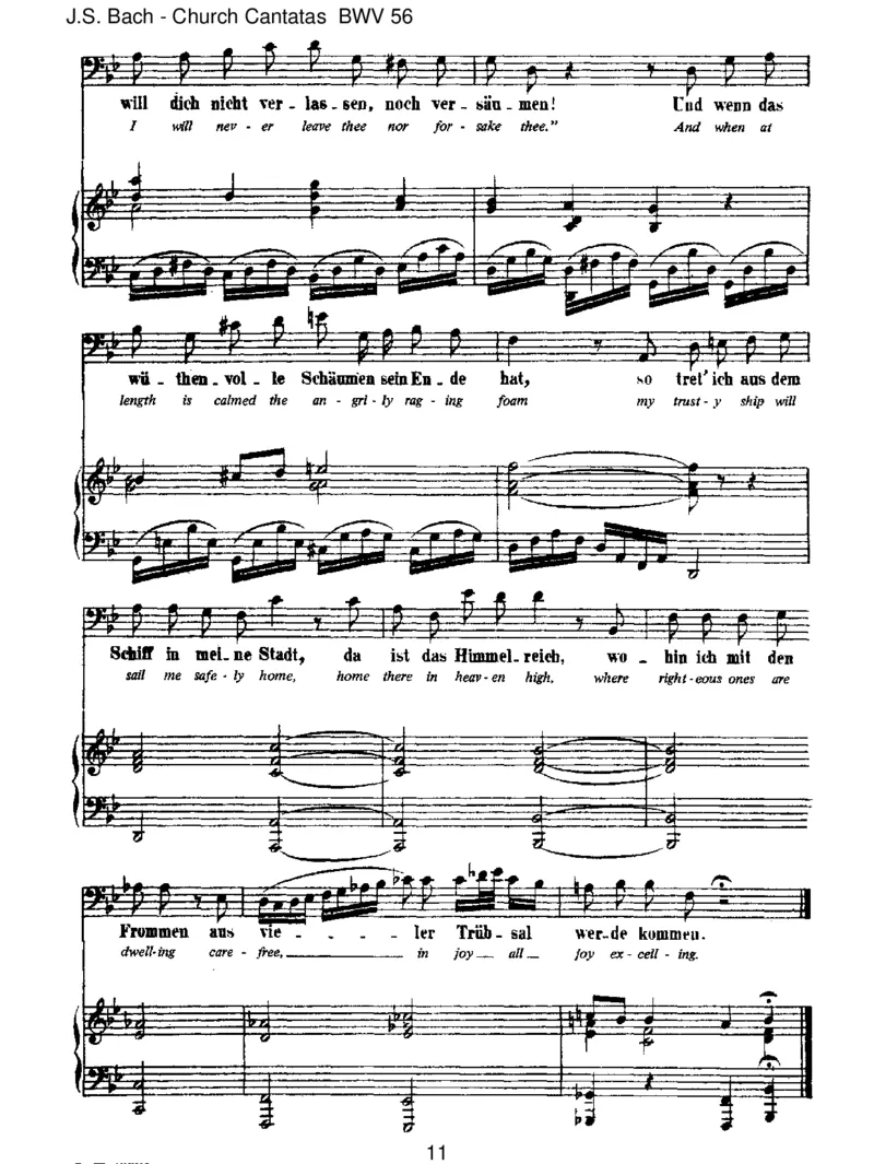 BWV56IchwilldenKreuzstabgernetragen_一万首著名钢琴曲谱哈农贝多芬合集视频教学电子版高清无水印可打印_1古典钢琴知名音乐家谱_巴赫钢琴谱全集_J.S巴赫作品全集