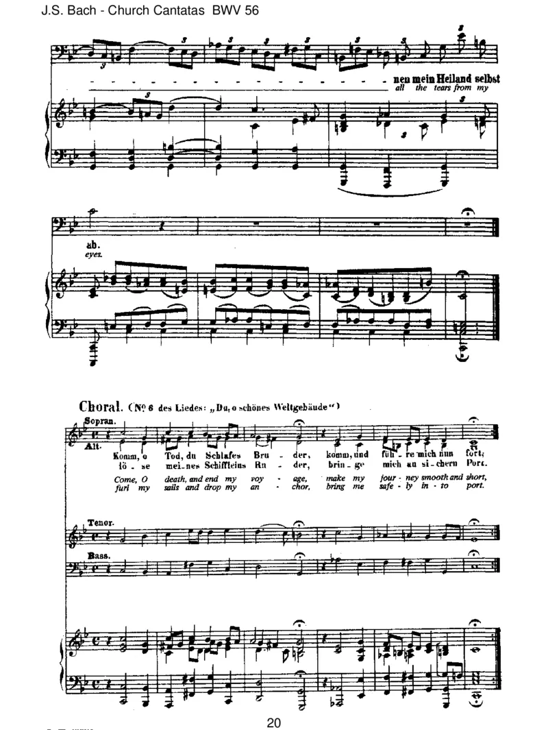 BWV56IchwilldenKreuzstabgernetragen_一万首著名钢琴曲谱哈农贝多芬合集视频教学电子版高清无水印可打印_1古典钢琴知名音乐家谱_巴赫钢琴谱全集_J.S巴赫作品全集