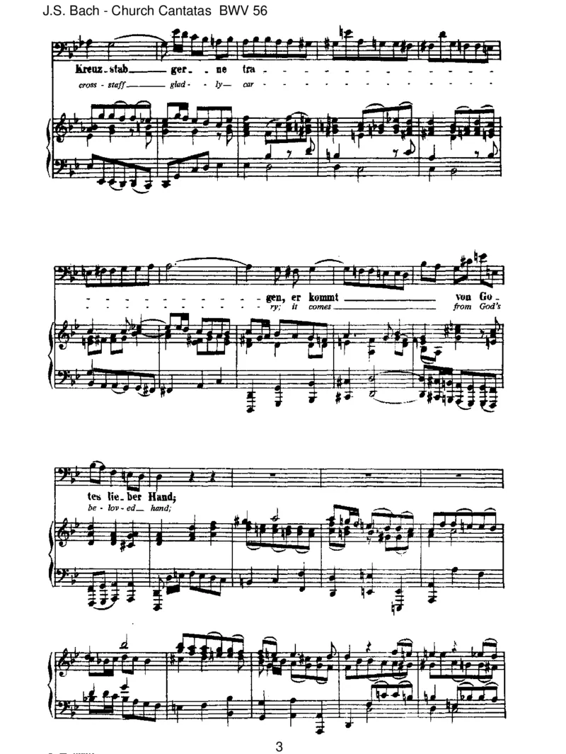 BWV56IchwilldenKreuzstabgernetragen_一万首著名钢琴曲谱哈农贝多芬合集视频教学电子版高清无水印可打印_1古典钢琴知名音乐家谱_巴赫钢琴谱全集_J.S巴赫作品全集