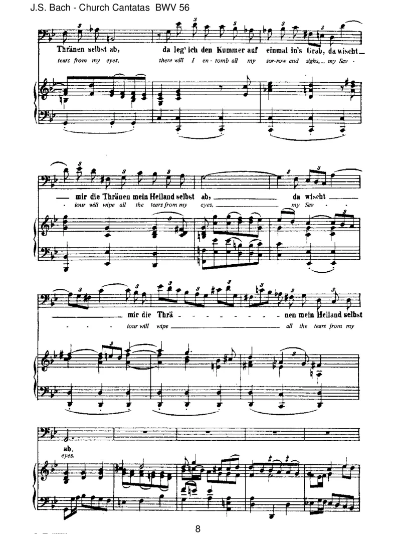 BWV56IchwilldenKreuzstabgernetragen_一万首著名钢琴曲谱哈农贝多芬合集视频教学电子版高清无水印可打印_1古典钢琴知名音乐家谱_巴赫钢琴谱全集_J.S巴赫作品全集