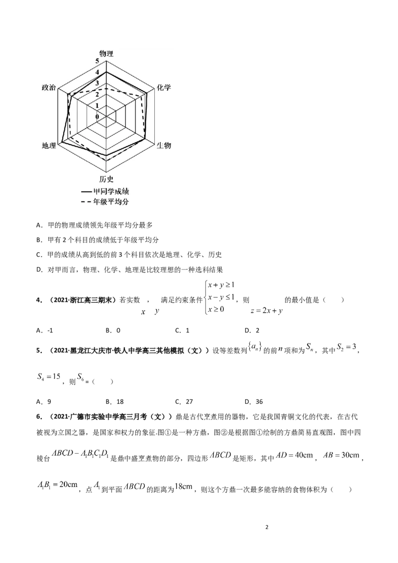 高二（下）期末测试卷（A卷基础巩固）学生版_E015高中全科试卷_数学试题_选修3_04.期末试卷_高二（下）期末测试卷（A卷基础巩固）-高二数学辅导讲义(新教材人教A版2019)