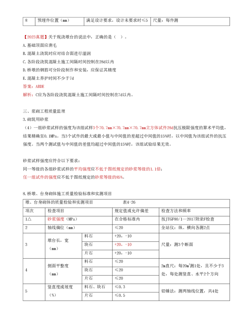 35-第四章-桥涵工程质量监理（八）_监理工程师_2025监理工程师_2025年监理工程师SVIP_2025年监理交通控制SVIP_02-基础精讲✿高端面授✿深度强化_专业篇_讲义