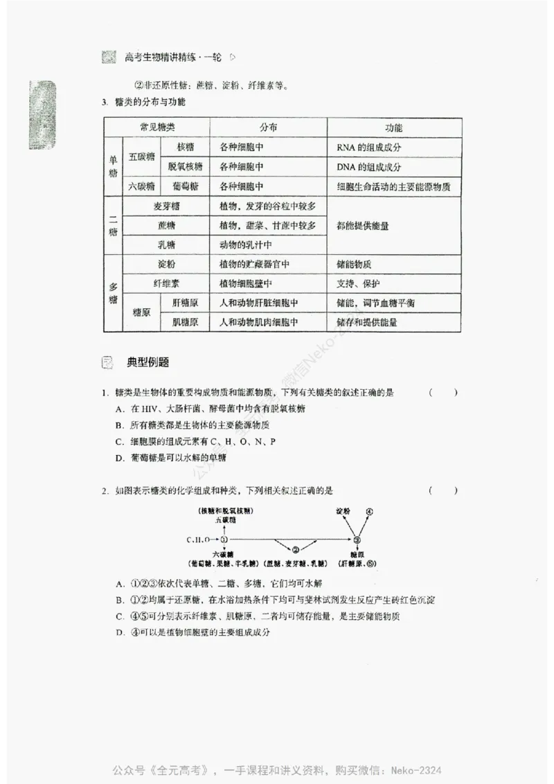 2024万猛生物精讲精练一轮_@_2024-2025高三（6-6月题库）_2024年09月试卷_万猛