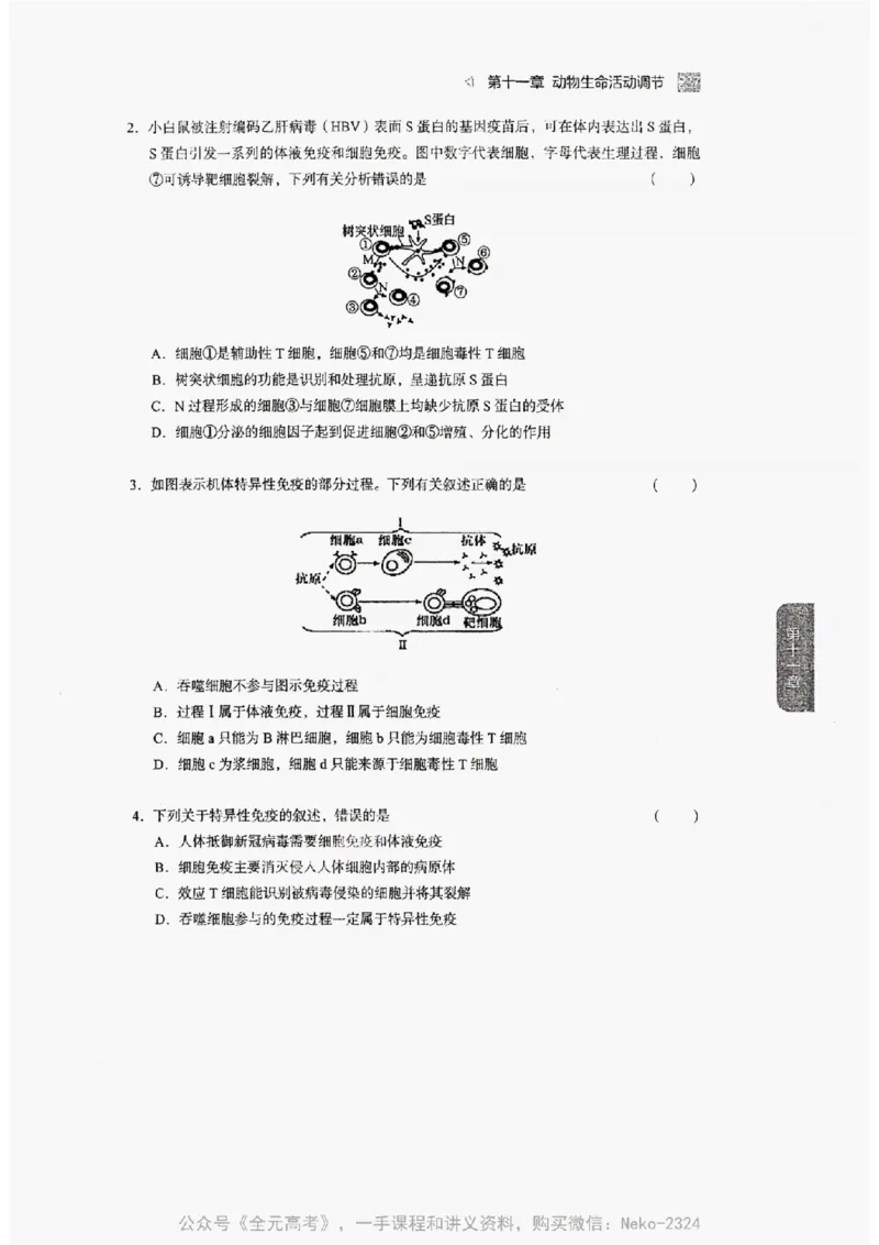 2024万猛生物精讲精练一轮_@_2024-2025高三（6-6月题库）_2024年09月试卷_万猛