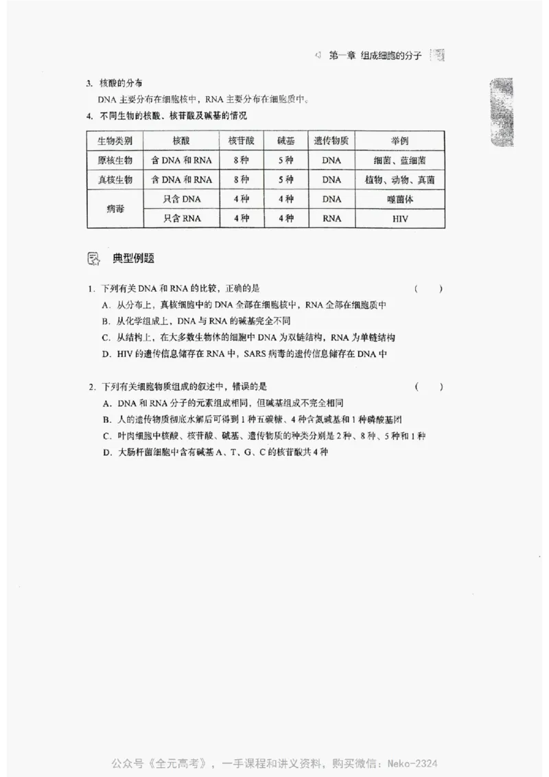 2024万猛生物精讲精练一轮_@_2024-2025高三（6-6月题库）_2024年09月试卷_万猛