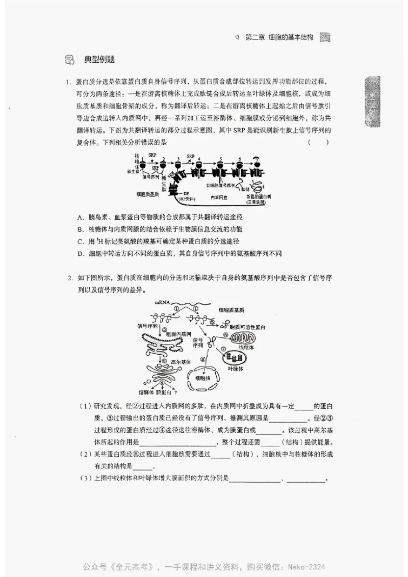 2024万猛生物精讲精练一轮_@_2024-2025高三（6-6月题库）_2024年09月试卷_万猛