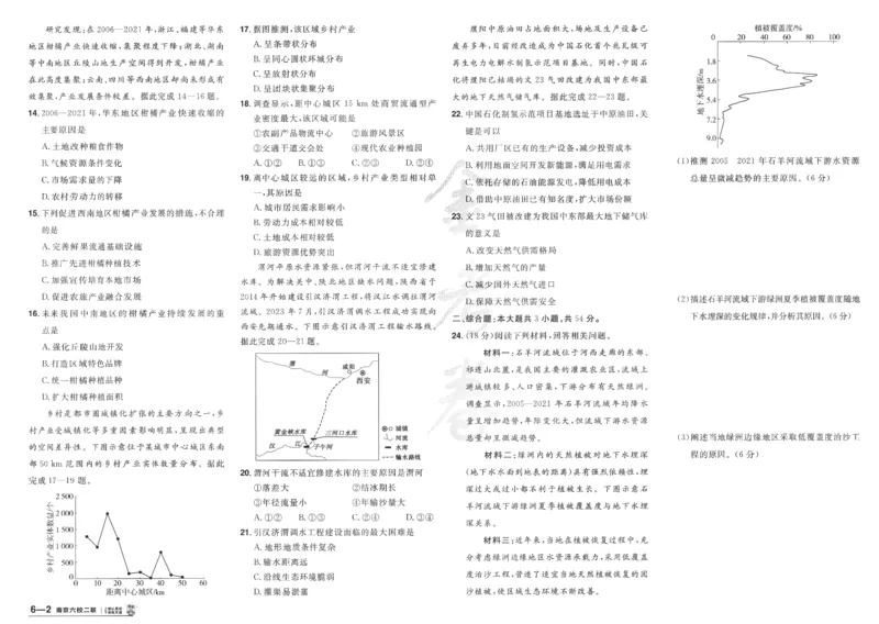 2025《金考卷&middot;特快专递&middot;第4期》地理-A3_2024-2025高三（6-6月题库）_2025年01月试卷_01012025《金考卷&middot;特快专递&middot;第4期》_地理