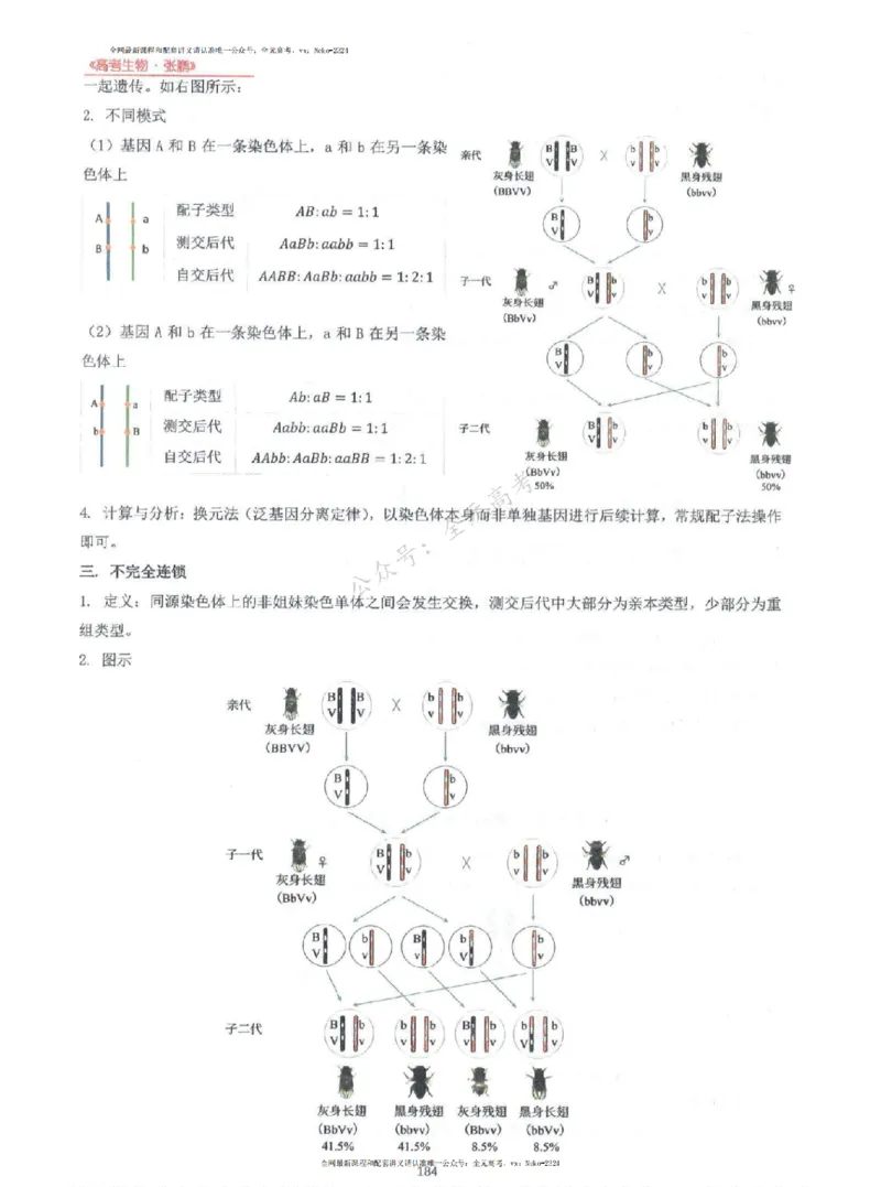 2024张鹏生物一轮复习讲义上_2024-2025高三（6-6月题库）_2024年09月试卷_张鹏