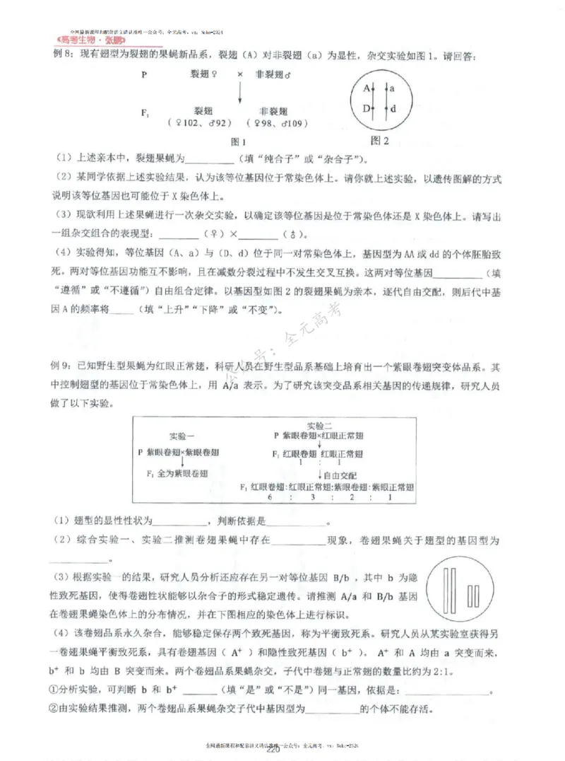 2024张鹏生物一轮复习讲义上_2024-2025高三（6-6月题库）_2024年09月试卷_张鹏