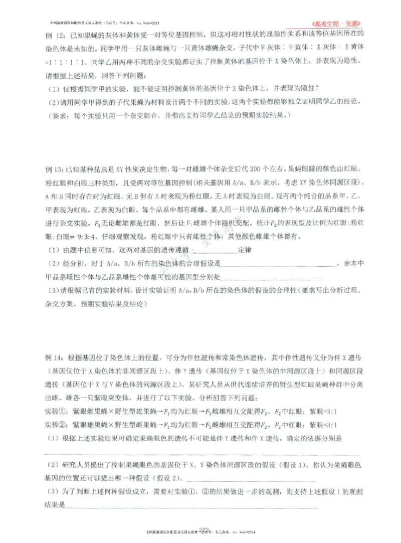 2024张鹏生物一轮复习讲义上_2024-2025高三（6-6月题库）_2024年09月试卷_张鹏