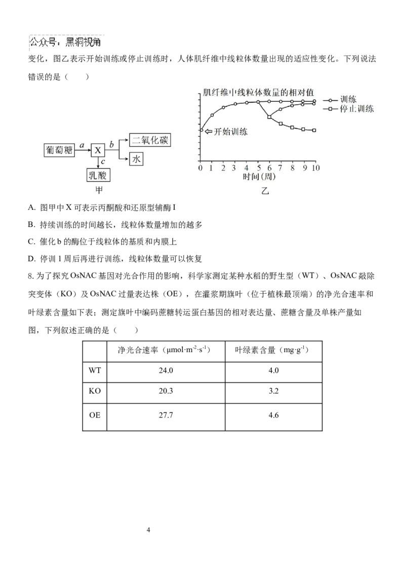 1818-副本_2024-2025高三（6-6月题库）_2024年11月试卷_1120云南省玉溪市一中2024-2025学年高三上学期期中考试_生物