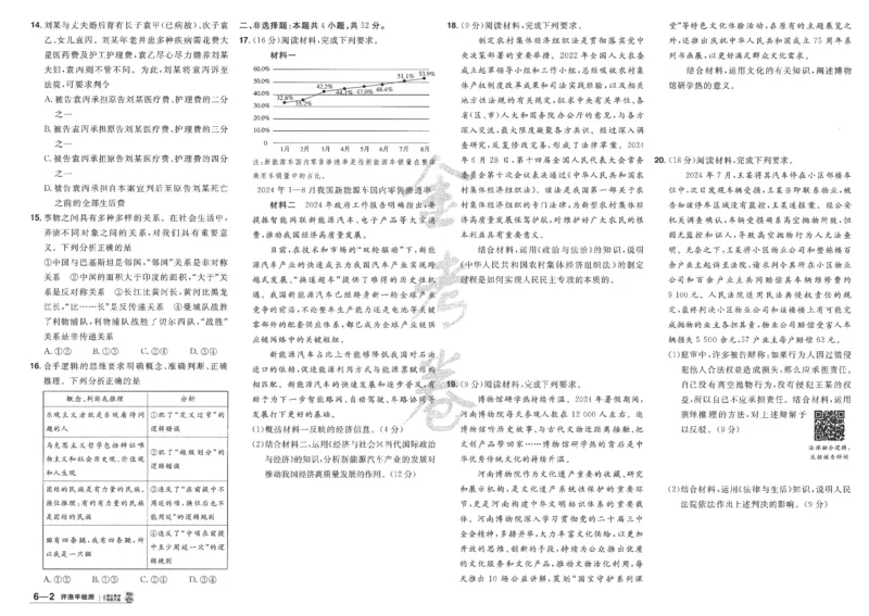 2025《金考卷&middot;特快专递&middot;第4期》政治-A3_2024-2025高三（6-6月题库）_2025年01月试卷_01012025《金考卷&middot;特快专递&middot;第4期》_政治