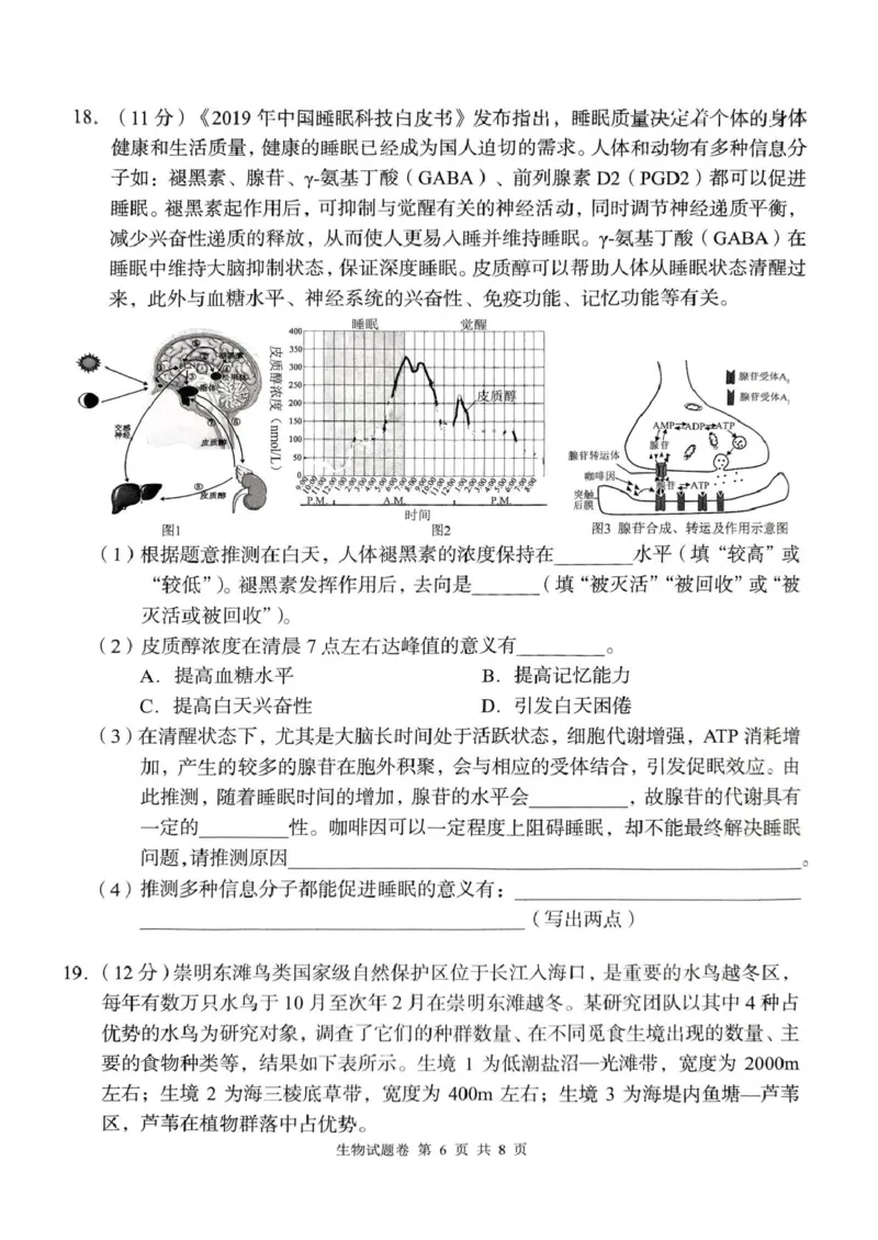 A佳2025年4月高二期中联考_生物学（试题卷）_2024-2025高二（7-7月题库）_2025年05月试卷_0518湖南省三新协作体2024-2025学年高二下学期4月期中联考