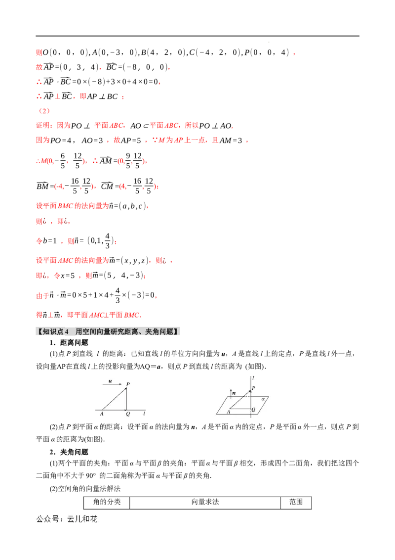 专题1.5空间向量的应用十大题型（举一反三）（人教A版2019选择性必修第一册）（解析版）_2024-2025高二（7-7月题库）_0708暑假自学课2024年新高二数学暑假提升精品讲义7.10新增