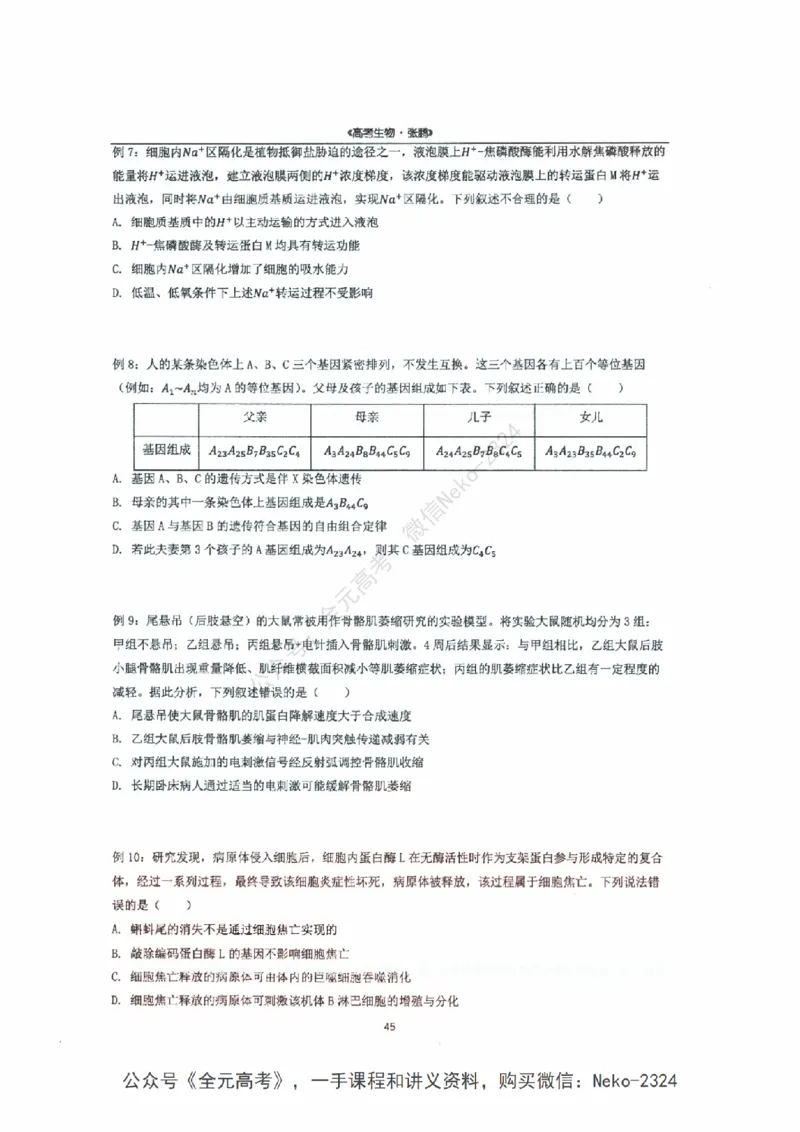 2024张鹏二轮复习讲义_2024-2025高三（6-6月题库）_2024年09月试卷_张鹏