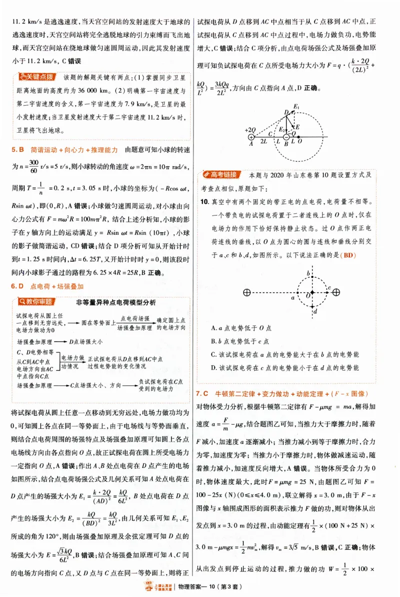 2025《金考卷&middot;特快专递&middot;第4期》物理-答案_2024-2025高三（6-6月题库）_2025年01月试卷_01012025《金考卷&middot;特快专递&middot;第4期》_物理