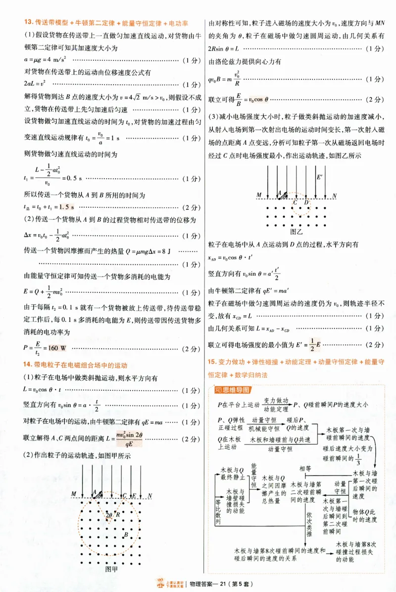 2025《金考卷&middot;特快专递&middot;第4期》物理-答案_2024-2025高三（6-6月题库）_2025年01月试卷_01012025《金考卷&middot;特快专递&middot;第4期》_物理