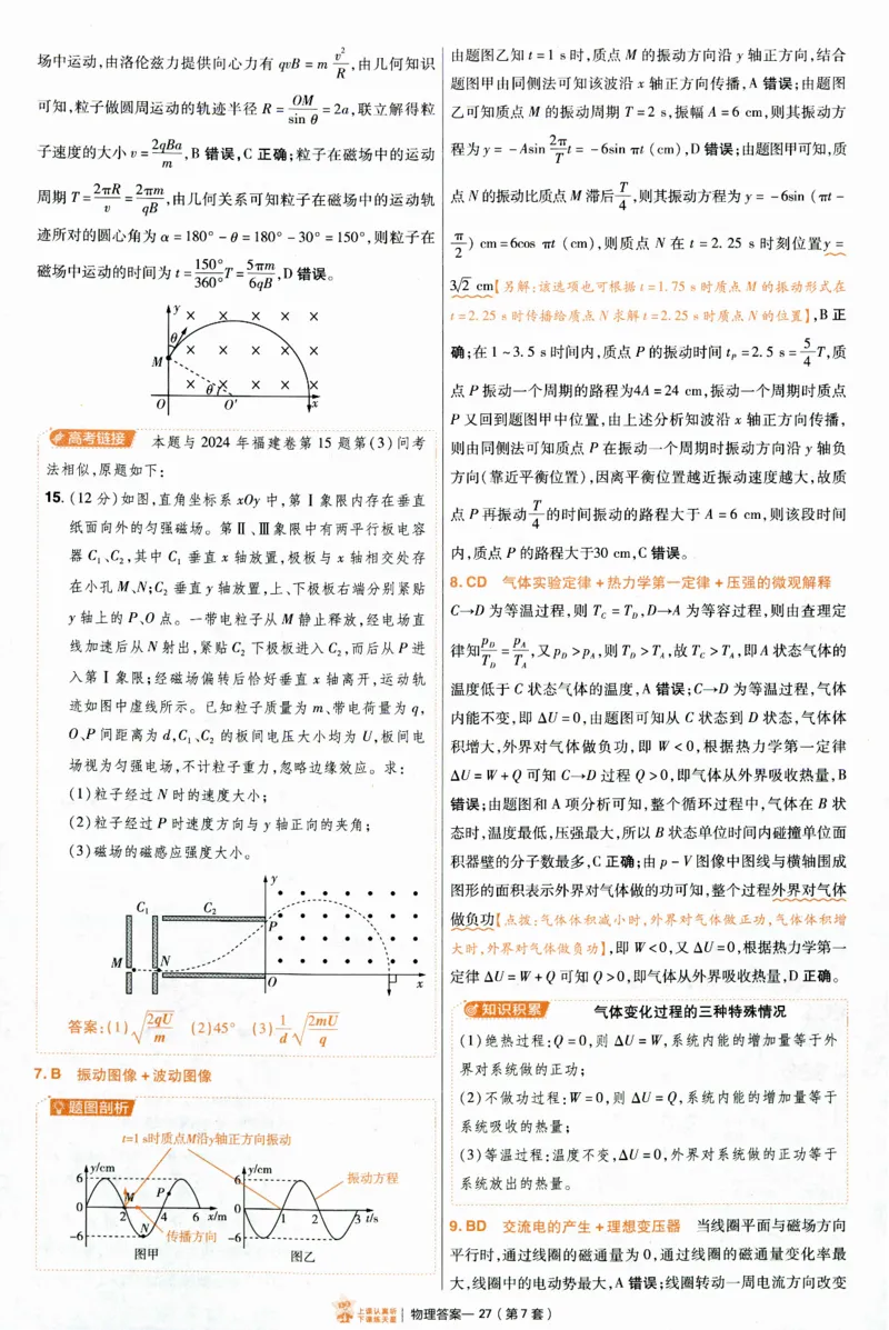 2025《金考卷&middot;特快专递&middot;第4期》物理-答案_2024-2025高三（6-6月题库）_2025年01月试卷_01012025《金考卷&middot;特快专递&middot;第4期》_物理