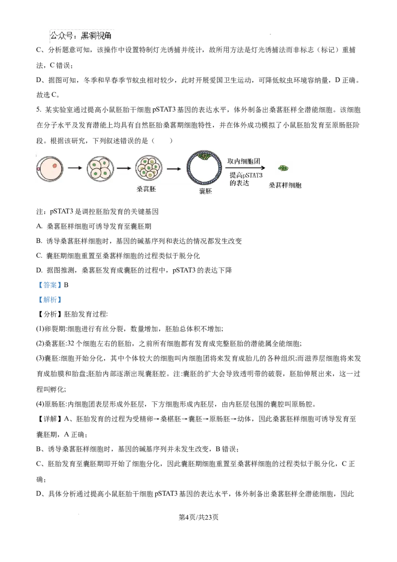 2025届广东省联考高三上学期10月第一次模拟（一模）生物试题答案_2024-2025高三（6-6月题库）_2024年10月试卷_1020广东省（雷州市龙门中学、客路中学）两校2025届高三10月第一次模拟考试