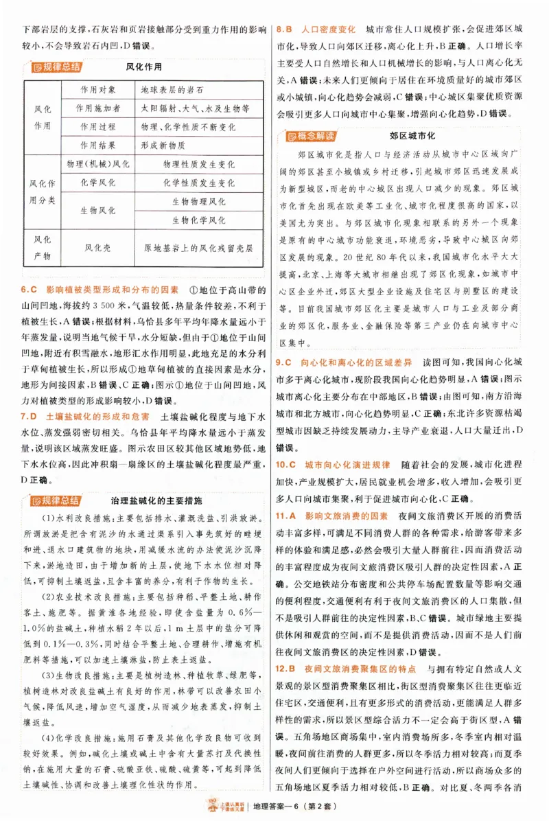 2025《金考卷&middot;特快专递&middot;第4期》地理-答案_2024-2025高三（6-6月题库）_2025年01月试卷_01012025《金考卷&middot;特快专递&middot;第4期》_地理