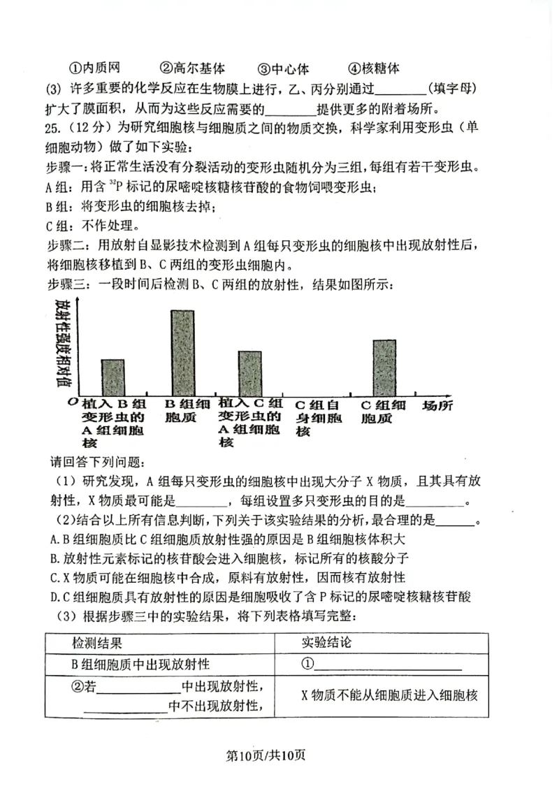2023-2024学年度（下）七校协作体高二联考生物试题_2024-2025高三（6-6月题库）_2024年06月试卷_240617辽宁省七校协作体2023-2024学年高二下学期6月联考