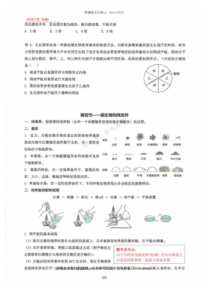 2024张鹏生物一轮复习讲义下_2024-2025高三（6-6月题库）_2024年09月试卷_张鹏