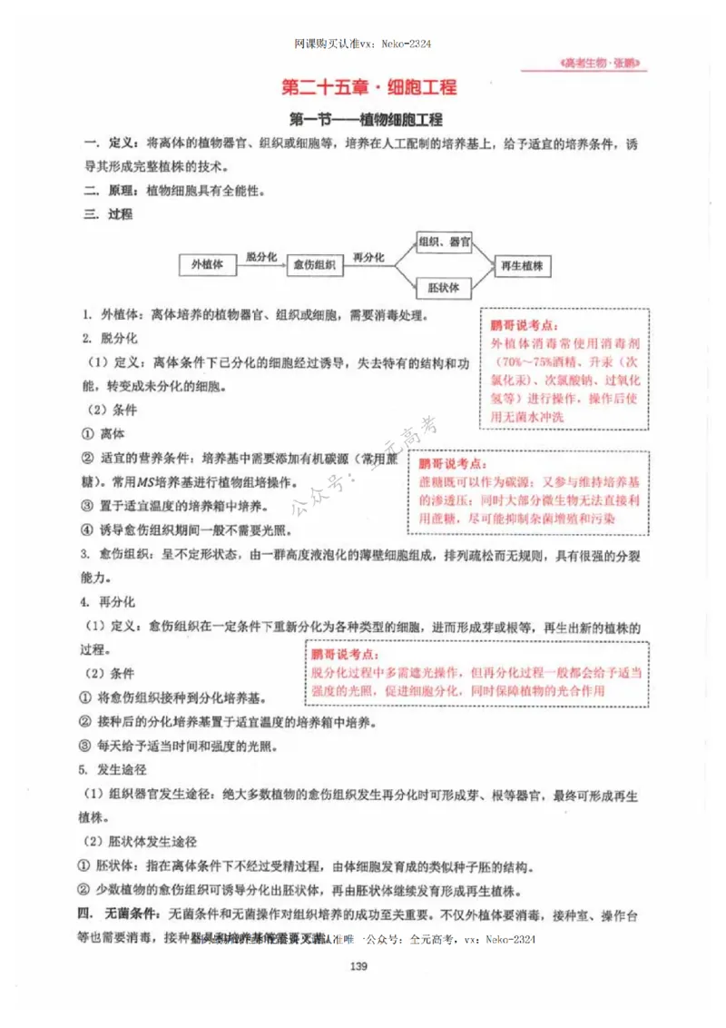 2024张鹏生物一轮复习讲义下_2024-2025高三（6-6月题库）_2024年09月试卷_张鹏