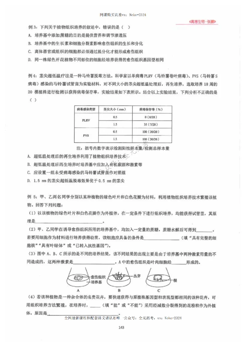 2024张鹏生物一轮复习讲义下_2024-2025高三（6-6月题库）_2024年09月试卷_张鹏