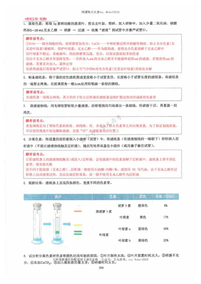 2024张鹏生物一轮复习讲义下_2024-2025高三（6-6月题库）_2024年09月试卷_张鹏
