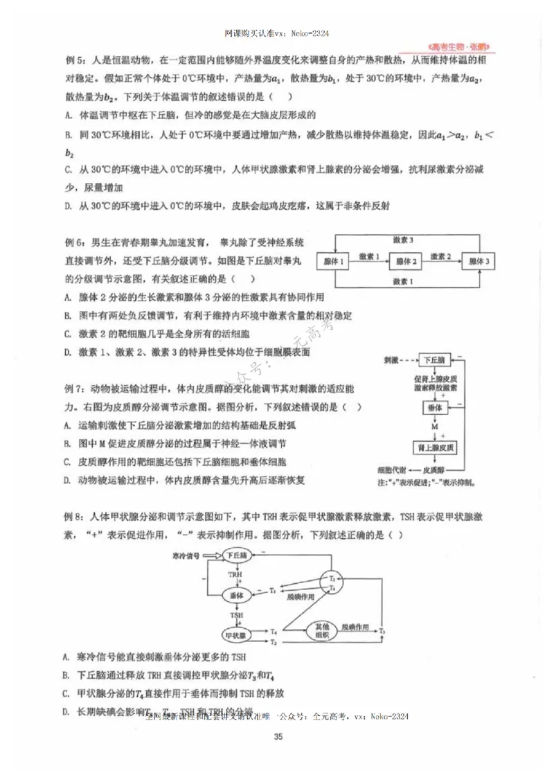 2024张鹏生物一轮复习讲义下_2024-2025高三（6-6月题库）_2024年09月试卷_张鹏