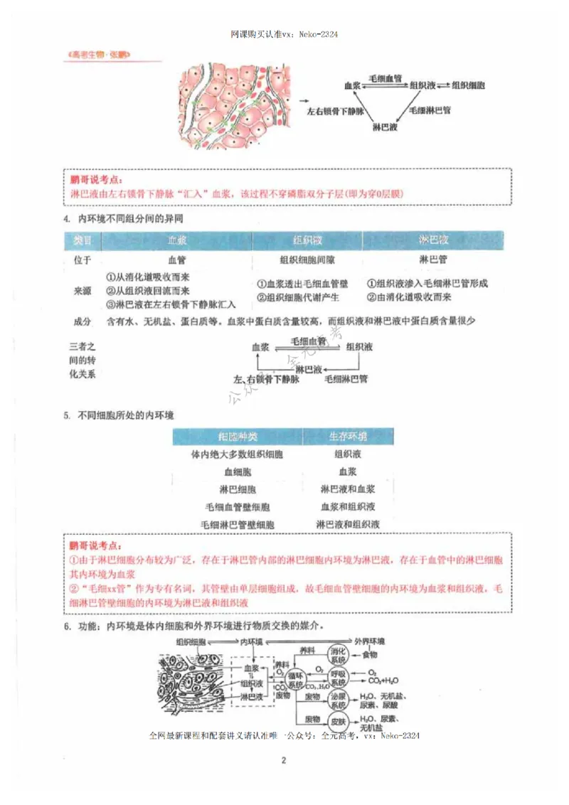 2024张鹏生物一轮复习讲义下_2024-2025高三（6-6月题库）_2024年09月试卷_张鹏