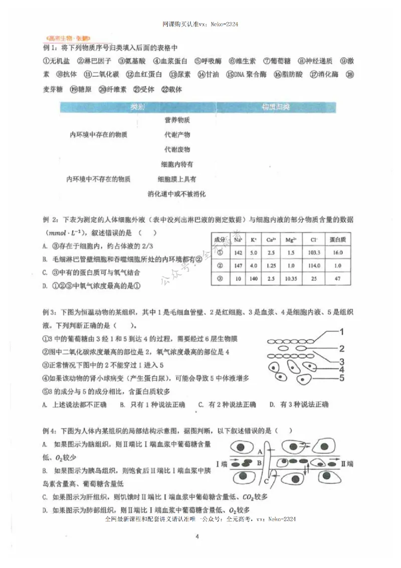 2024张鹏生物一轮复习讲义下_2024-2025高三（6-6月题库）_2024年09月试卷_张鹏