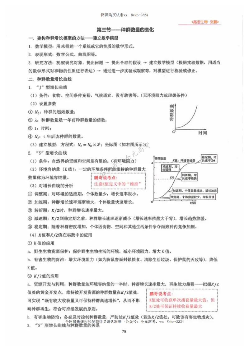 2024张鹏生物一轮复习讲义下_2024-2025高三（6-6月题库）_2024年09月试卷_张鹏