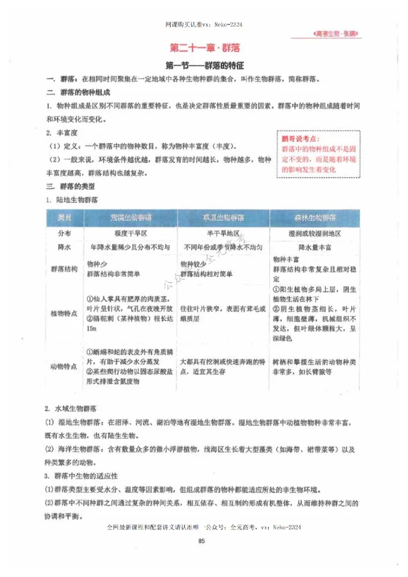 2024张鹏生物一轮复习讲义下_2024-2025高三（6-6月题库）_2024年09月试卷_张鹏