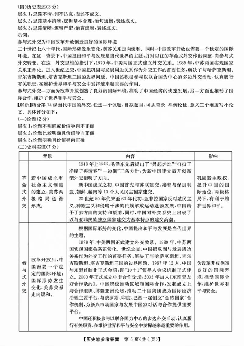 历史-浙江省2024-2025学年高二强基联盟10联考_2024-2025高二（7-7月题库）_2024年10月试卷_1019浙江省2024-2025学年高二强基联盟10联考