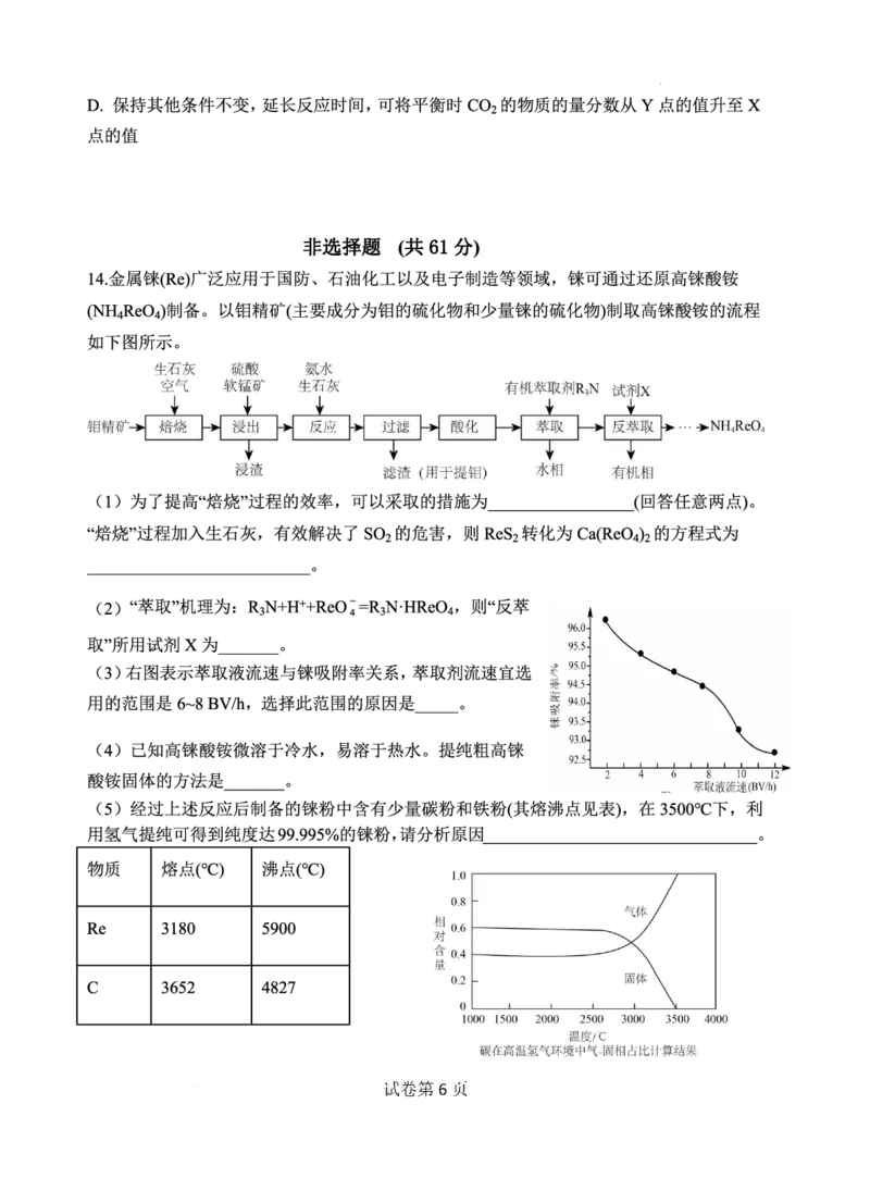 江苏省扬州中学2022-2023学年高三下学期3月月考化学试题(1)_2024年2月_022月合集_2023届江苏省扬州中学高三下学期3月阶段调研全科