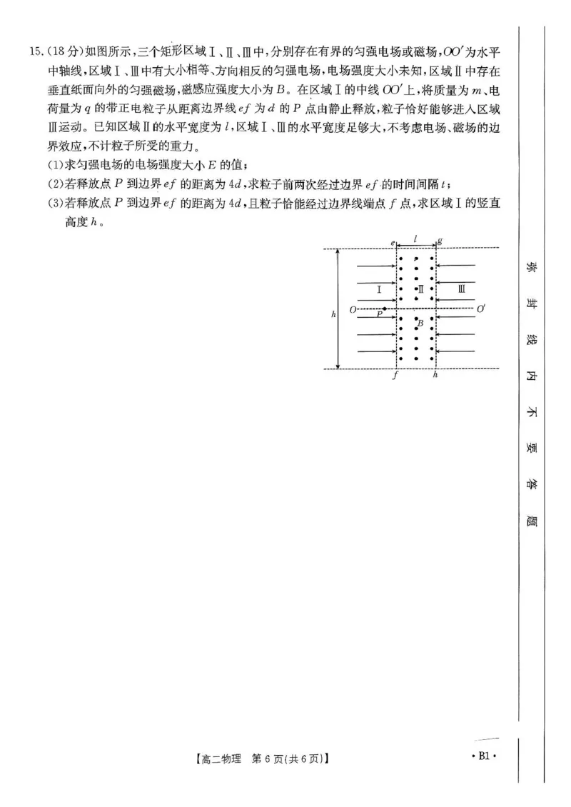 0217物理试卷_2024-2025高二（7-7月题库）_2025年02月试卷_0221河南省名校大联考2024-2025学年高二下学期开学测试