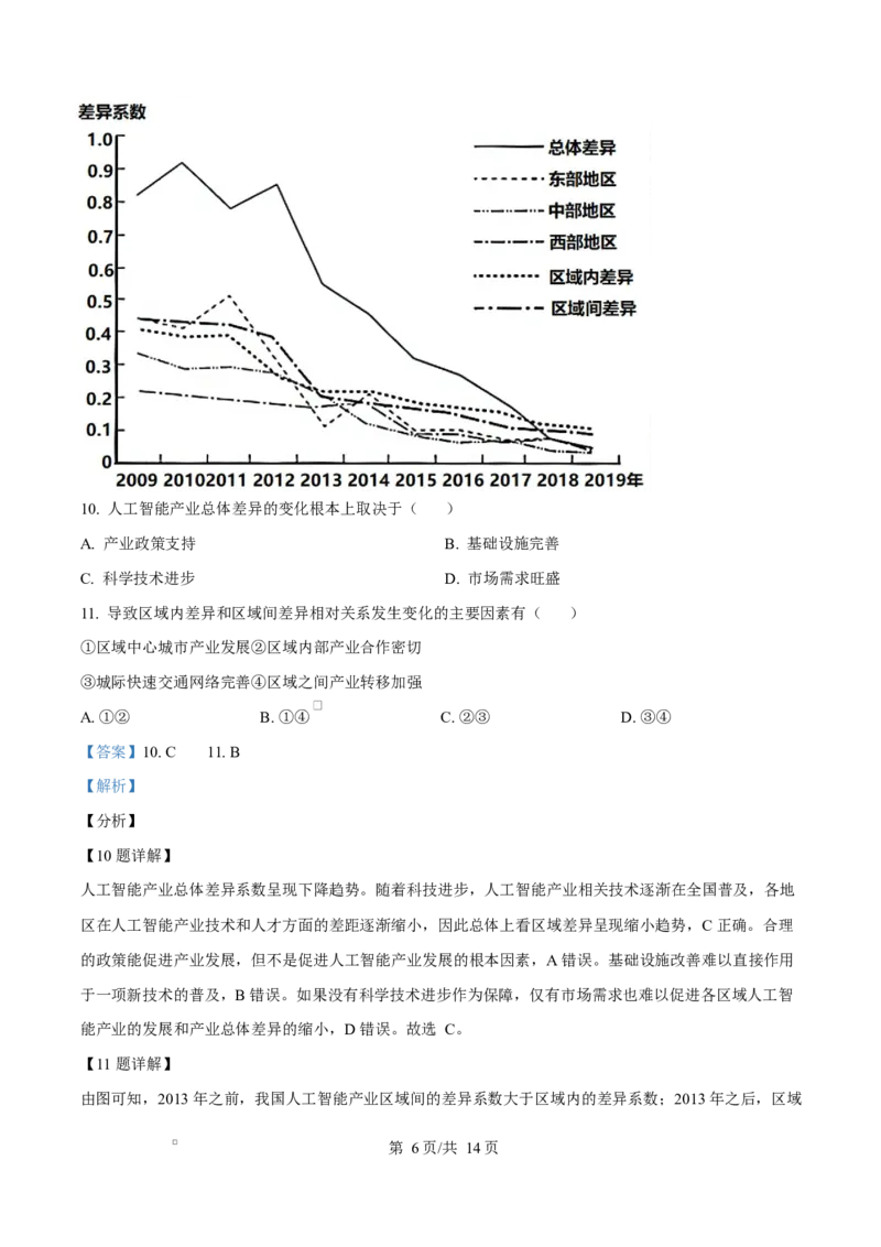内蒙古自治区赤峰市红山区赤峰第四中学2024-2025学年高二下学期4月月考地理试题Word版含解析_2024-2025高二（7-7月题库）_2025年05月试卷