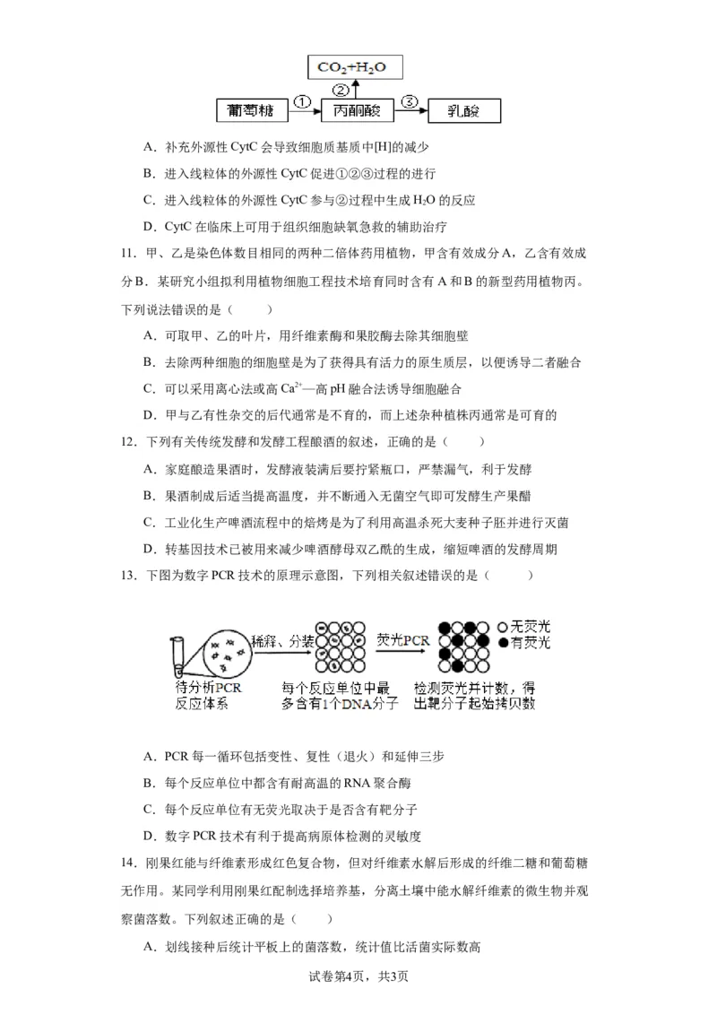 2023-2024学年度上学期高三生物期中考试卷(1)_2023年11月_0211月合集_2024届福建省莆田锦江中学高三上学期期中考试_福建省莆田锦江中学2024届高三上学期期中考试生物