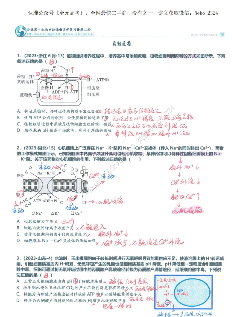 2024李林二轮笔记_2024-2025高三（6-6月题库）_2024年09月试卷_李林