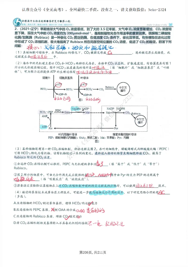 2024李林二轮笔记_2024-2025高三（6-6月题库）_2024年09月试卷_李林