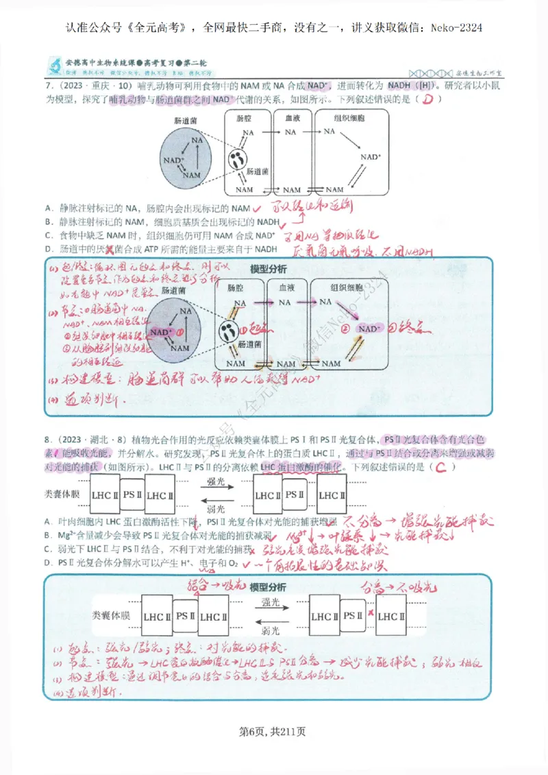 2024李林二轮笔记_2024-2025高三（6-6月题库）_2024年09月试卷_李林