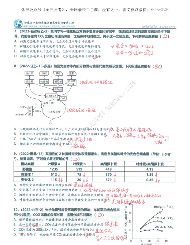 2024李林二轮笔记_2024-2025高三（6-6月题库）_2024年09月试卷_李林