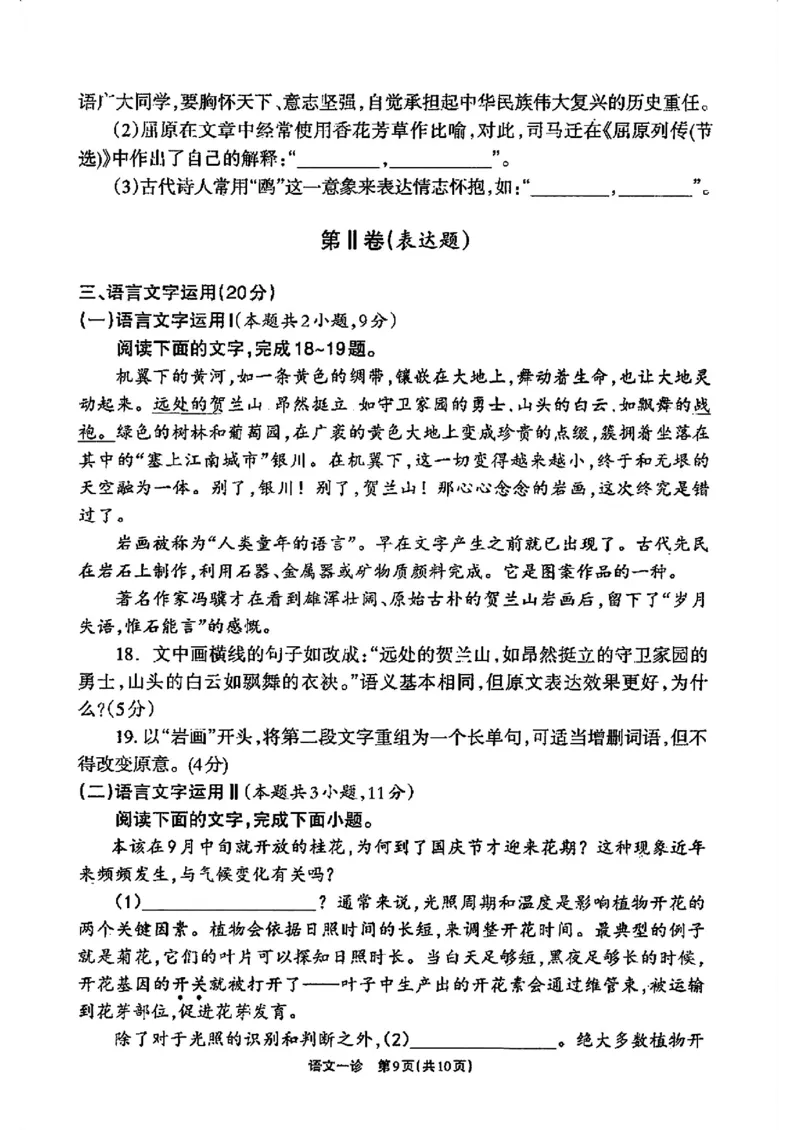 2025届德阳一诊语文_2024-2025高三（6-6月题库）_2024年12月试卷_12052025届四川省德阳市高三第一次诊断考试_2025届四川省德阳市高三第一次诊断考试语文