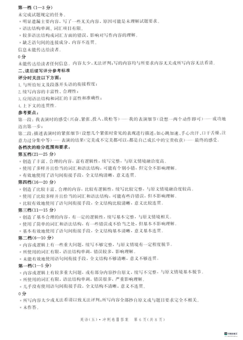 河北省2024届高三下学期省级联测考试（3月）英语(1)_2024年3月_013月合集_2024届河北省高三下学期省级联测考试（3月）