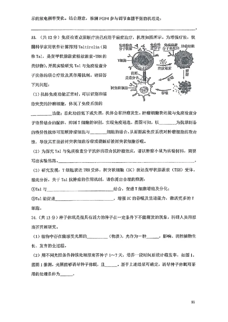 2026届高二上学期六校联考生物试卷_2024-2025高二（7-7月题库）_2024年12月试卷_1212广东省六校联考2024-2025学年高二上学期12月月考试题