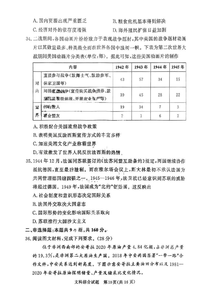文科综合_2024年4月_01按日期_15号_2024届湘豫名校联考春季学期高三第三次模拟考试_湘豫名校联考2024届春季学期高三第三次模拟考试文综